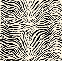 Large Zebra Damask Stencil