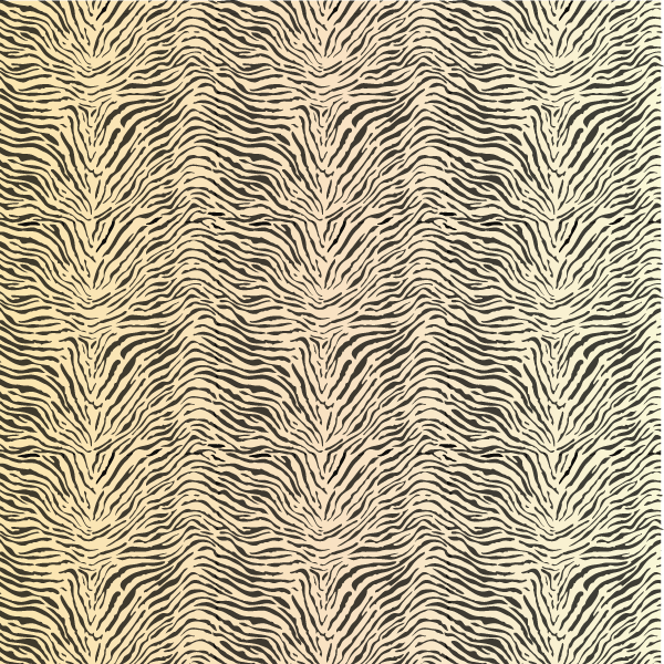 Large Zebra Damask Stencil