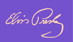 Elvis Presley autograph stencil