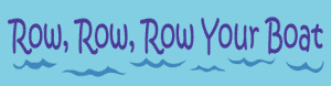 Row Row Row Your Boat stencil