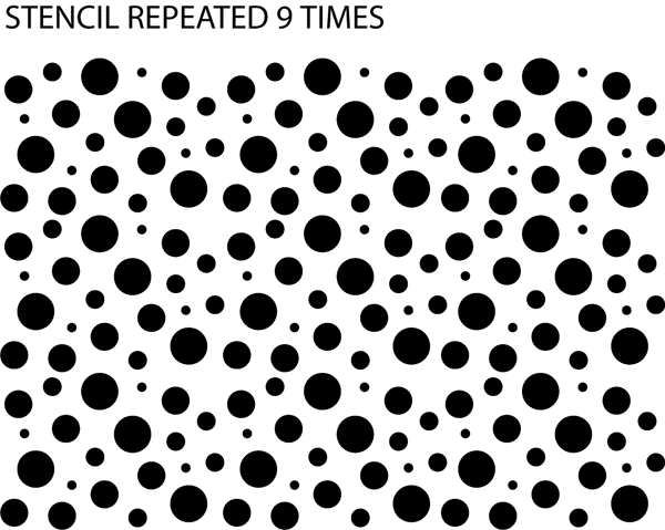Large Multi-Circle Stencil
