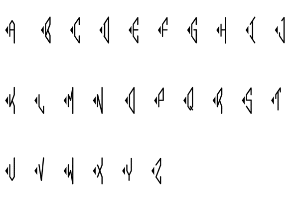 Diamond Monogram Stencil (3 letters)