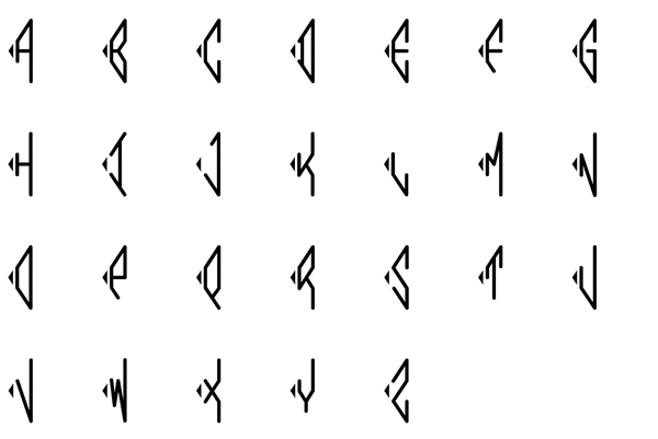 Diamond Monogram Stencil (2 letters)