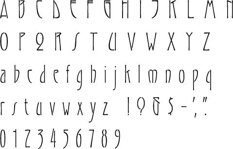 Gradl Alphabet Stencil
