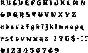 Snap Alphabet Stencil