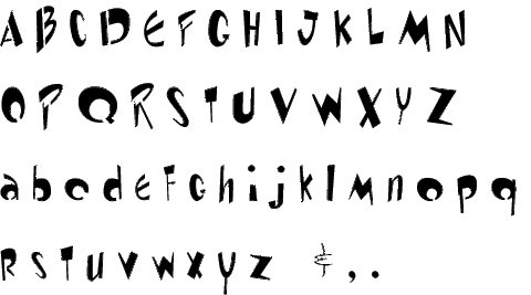 ToonTime Alphabet Stencil