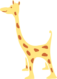 Giraffe stencil