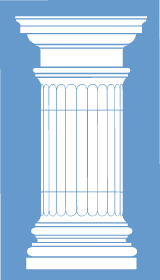 Doric column stencil