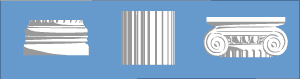 Ionic column stencil set 2 overlays