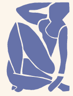 Matisse Blue Lady stencil A