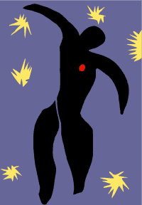 Large Matisse Icarus stencil in a unique and original design. – Stencil ...