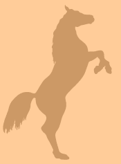 Horse stencil A