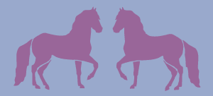Horse border stencil