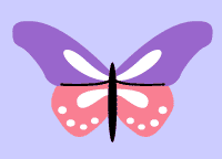 Butterfly stencil B