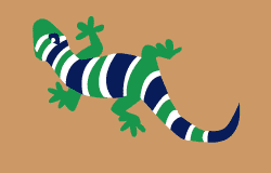 Lizard stencil B