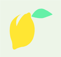 Lemon stencil