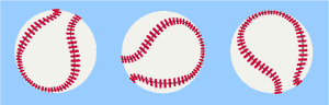 Baseball border stencil