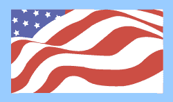 American flag stencil