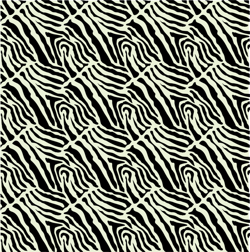 Zebra stencil (8x8")