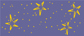 Star border stencil