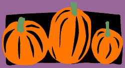 Pumpkins stencil