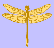 Dragonfly stencil B