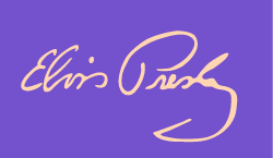 Elvis Monogram Elvis Presley autograph stencil in a unique and original design ...