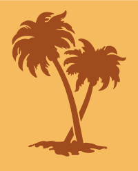 Palm Tree stencil