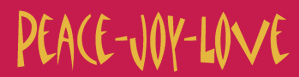 Peace Joy Love stencil