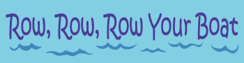Row Row Row Your Boat stencil