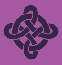 Large Celtic knot stencil
