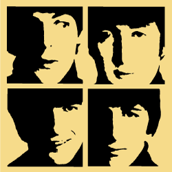 Beatles stencil