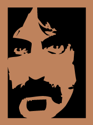 Frank Zappa stencil