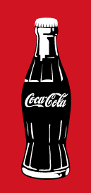 Coca-Cola logo bottle stencil in a unique and original design ...