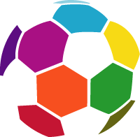Soccer ball stencil C