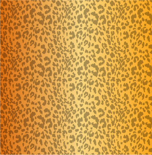Leopard fur stencil (19x19")