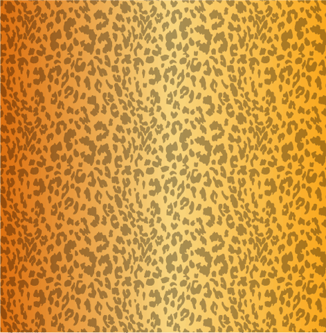 Leopard fur stencil (19x19")