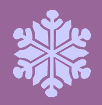 Snowflake stencil A