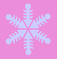 Snowflake stencil C