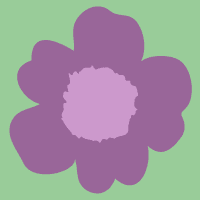 Flower stencil