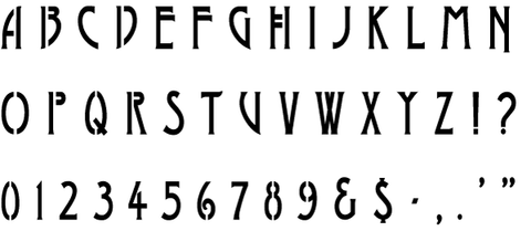 ShokART Block Alphabet Stencil - SS10 – PipART Creations