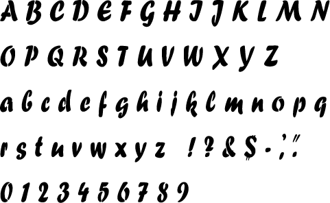 Forte Alphabet Stencil