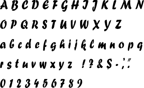 Forte Alphabet Stencil