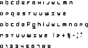 Gigi complete alphabet letter and number stencil. – Stencil Planet