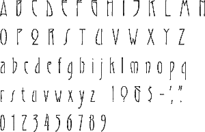 Gradl Alphabet Stencil
