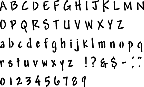 Mead Bold Alphabet Stencil