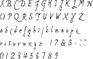 Micelli Lettering Michelangelo complete alphabet letter and number stencil. – Stencil Planet