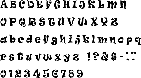 Ravie Alphabet Stencil