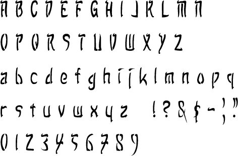Gigi complete alphabet letter and number stencil. – Stencil Planet