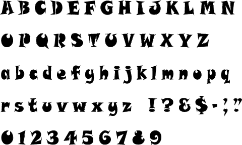 Snap Alphabet Stencil